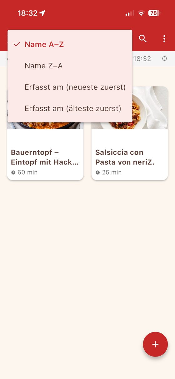 Sortieren