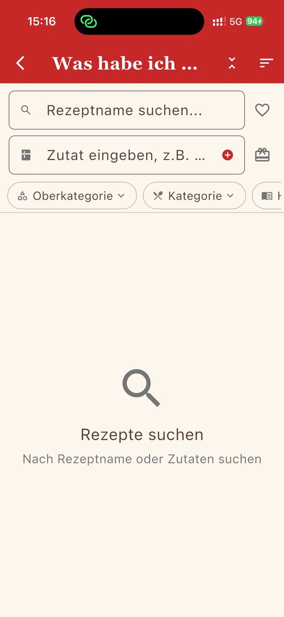 Rezepte suchen