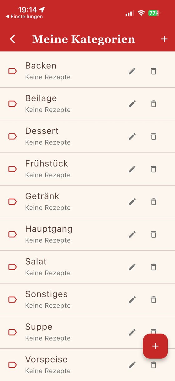 Meine Kategorien